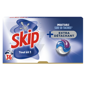 Lessive 3 en 1 Hygiène SKIP 36 capsules 0,763kg
