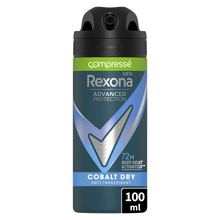 Déodorant homme cobalt dry 72h REXONA - spray compressé 100ml
