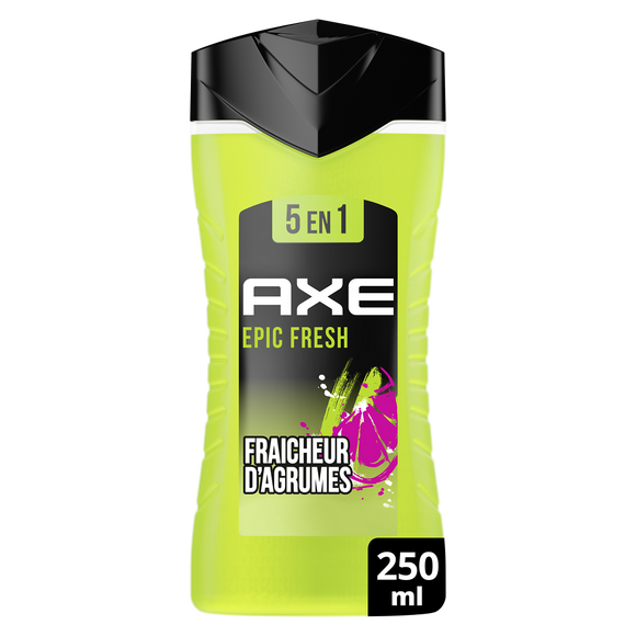 Gel douche homme 5en1 epic fresh fraich.agrumes AXE 250ml