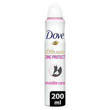 Déodorant spray Invisible DOVE Zero 200ml