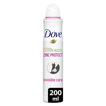 Déodorant Invisible DOVE Zero 200ml