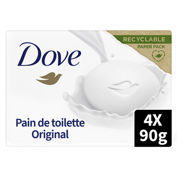 Pain de Toilettes Original DOVE 4x90g