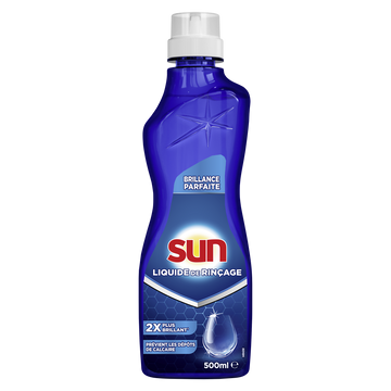Liquide de rinçage lave-vaisselle brillance parfaite SUN 500ml