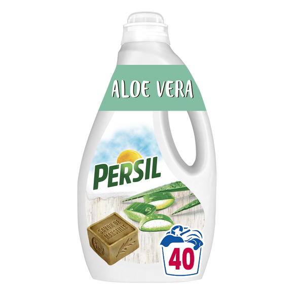 Lessive liquide aloé véra PERSIL 40W