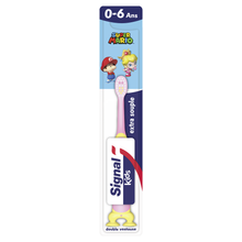 Brosse à dents enfant 0-6 ans super mario extra-souple SIGNAL x 1