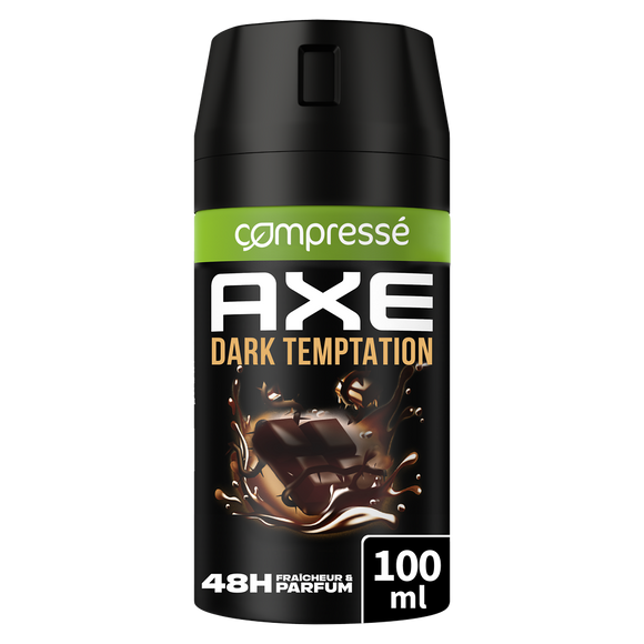 Déodorant homme suprême dark temptation spray compressé 48h AXE 100ml