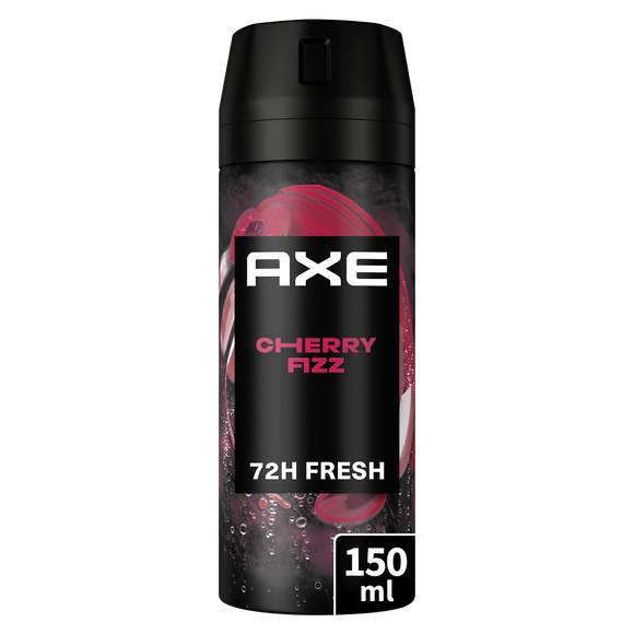Déodorant homme cherry fizz 72h parfum prestige AXE spray 150ml