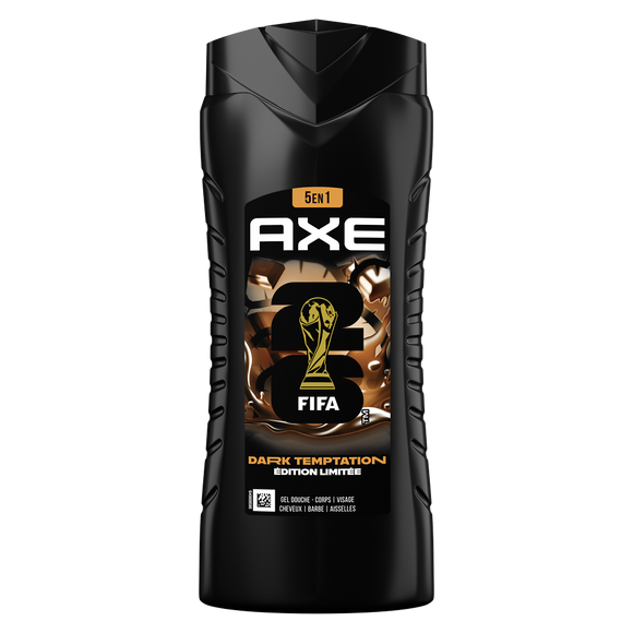 Gel douche homme 5 en 1 suprême dark temptation AXE 400ml