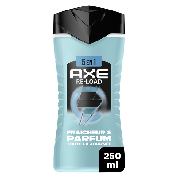 Gel douche homme 5 en 1 suprême re-load AXE 250ml