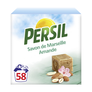 Lessive poudre douceur d'amande PERSIL 58 lavages