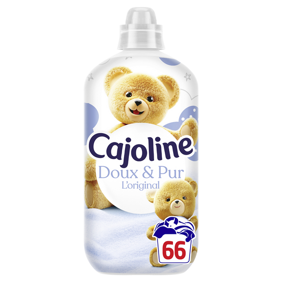 Adoucissant doux & pur l'original hypoallergénique CAJOLINE 66 lavages