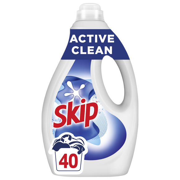 Lessive liquide active clean SKIP 40 lavages