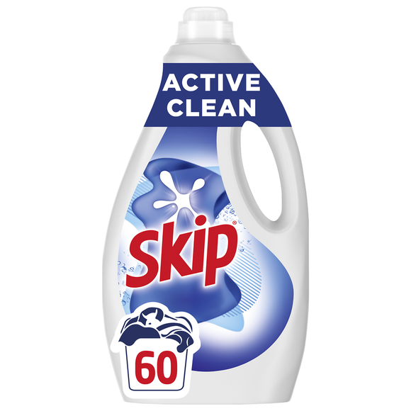 Lessive liquide active clean SKIP 60 lavages