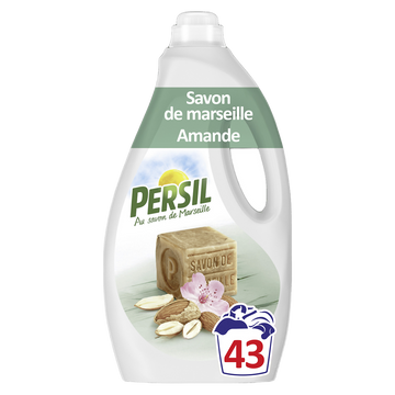 Lessive liquide douceur d'amande PERSIL 43 lavages