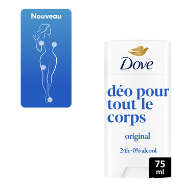 Déodorant stick DOVE pour tout le corps 75ml