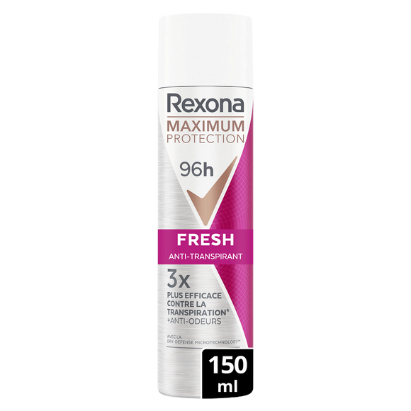 Déodorant spray ato REXONA maximum protection fresh 150ml
