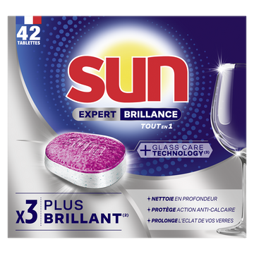 Tablette lave-vaiselle SUN exp+ brillance x42