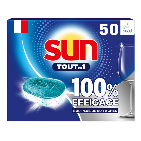 Tablette lave-vaiselle SUN Tout en 1 Regular x50