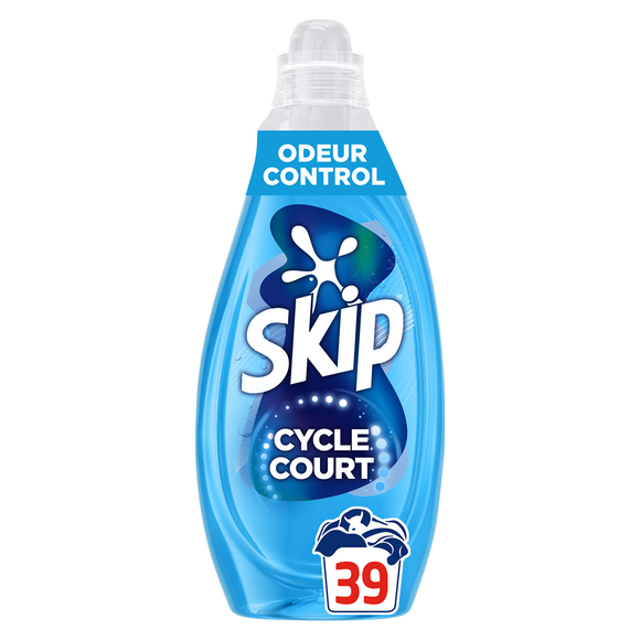 Lessive Liquide Cycle Court Odeur Control SKIP - 39 lavages