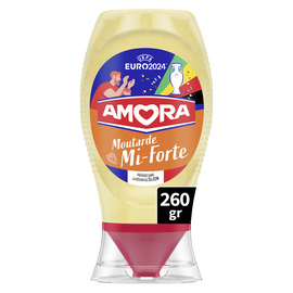 Moutarde mi forte AMORA flacon 260g