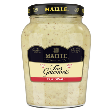 Moutarde fin gourmet MAILLE, 320g