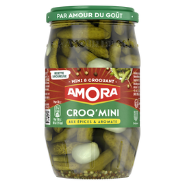 Mini cornichons AMORA 210g