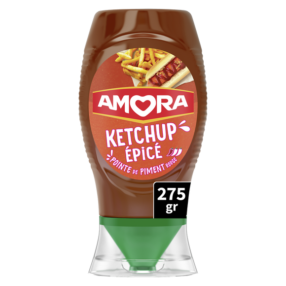 Ketchup épicé AMORA 275g