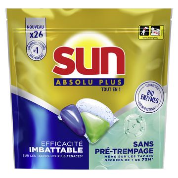 Capsules lave-vaisselle SUN x6