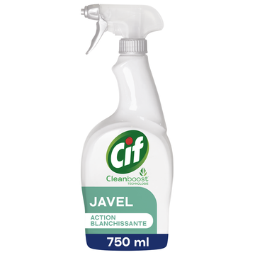 Spray nettoyant pistolet multi-usages javel CIF 750ml