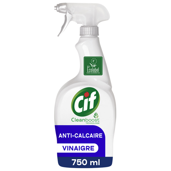 Spray nettoyant anti-calcaire universel ecolabel CIF 750ml