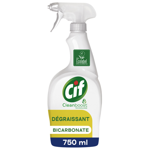 Spray nettoyant pistolet dégraissant universel ecolabel CIF 750ml