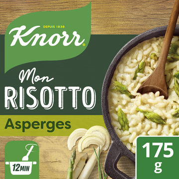 Riz risotto aux asperges cuisson 12min KNORR 2 portions