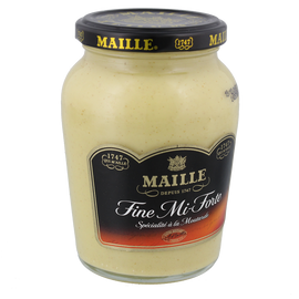 Moutarde mi forte MAILLE, bocal de 355g