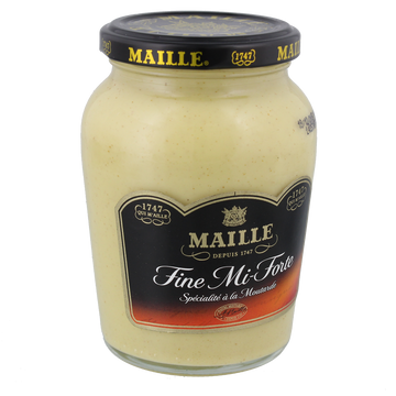 Moutarde mi forte MAILLE, bocal de 355g