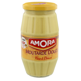 Moutarde douce AMORA, bocal de 435g