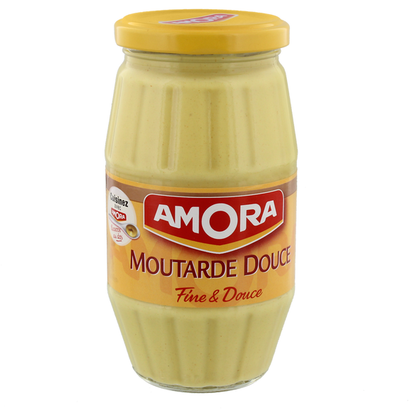 Moutarde douce AMORA, bocal de 435g