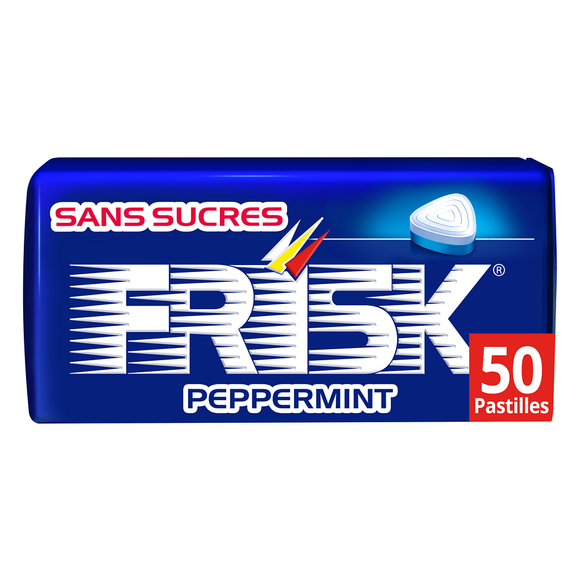 Pastille pour rafraîchir l'haleine menthe sans sucre FRISK, 35g