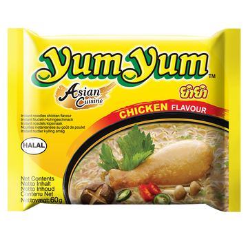 Soupe de nouilles arôme poulet YUM YUM, sachet de 60g