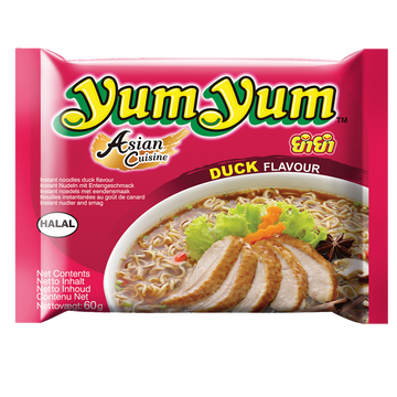 Soupe de nouilles arôme canard YUM YUM, sachet de 60g