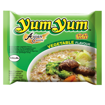 Soupe de nouilles arôme légumes YUM YUM, sachet de 60g