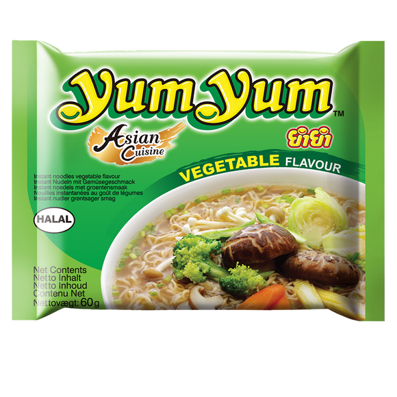 Soupe de nouilles arôme légumes YUM YUM, sachet de 60g