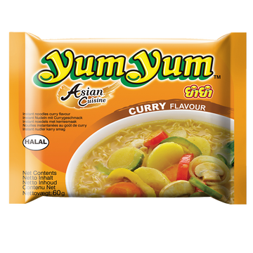 Soupe de nouilles arôme curry YUM YUM, sachet de 60g