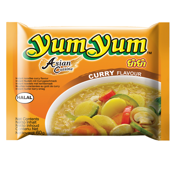 Soupe de nouilles arôme curry YUM YUM, sachet de 60g