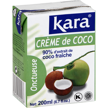 Crème de noix de coco KARA, brique de 200ml