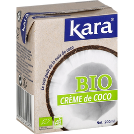 Crême de coco bio KARA 200ml