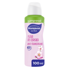 Déodorant Femme anti-transpirant Fleur de cerisier MONSAVON - Spray 100ml