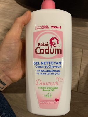Gel nettoyant douceur hypoallergénique corps cheveux CADUM - flacon 750ml