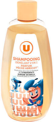 U Shampooing démêlant Enfant, Parfum pêche abricot - 250ml